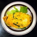 とんかつ 唐揚 おかだ - ニラ玉￥400
