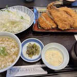 とんかつ 濵かつ - 料理写真:長崎産あじふらいランチ 1,360円