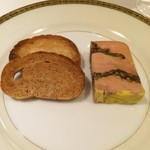 レストラン アラジン - フォアグラとレンズ豆のテリーヌ