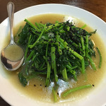福来源 - 青菜炒め スープも込みでほんまにおいしい