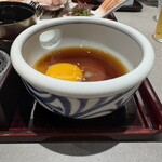 かどや - 宇和島鯛めしのタレと生玉子
