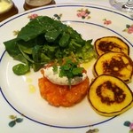 レストラン アラジン - クレープとサーモンタルタル