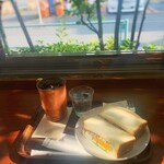 上島珈琲店 - 料理写真:モーニング
・塩昆布とチェダーチーズの贅沢たまごサンド
