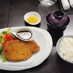 食慈家 Tenma - ポークカツ ７００円　＋　ご飯セット １５０円