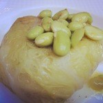 レストラン アラジン - セップ茸と帆立貝のちりめんキャベツ包み蒸し　ゆず風味