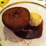 レストラン アラジン - 焼きたてチョコレート　マロン　蜂蜜のアイスクリーム
