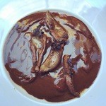 レストラン アラジン - レアステーキのようなもも肉