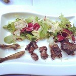 レストラン アラジン - 山鳩　ハツやレバーなど