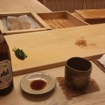 山もと - お母さんはビール。コブタは飲めません(泣)
