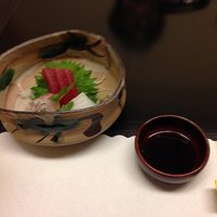 美々卯 本町店 - お造り盛合せ（うどんすきコース「すみれ」）