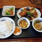 中華飯店てんじく - 料理写真:酢豚定食