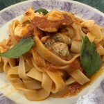 鎌倉パスタ - きしめんのようなパスタ　