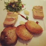 レストラン アラジン - フォアグラのテリーヌ　りんご