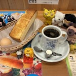 コメダ珈琲店 - 料理写真:コメダブレンド540円+トーストモーニング(無料サービス)