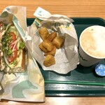 サブウェイ - 料理写真:ツナ+ポテトドリンクセット