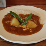 ビストロばんごはん - 春の野菜のバターチキンカレー