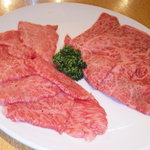 焼肉問屋 牛蔵 - リブロースと　とも三角