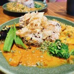 3FLAVOR CURRY - チキンと夏野菜　大盛