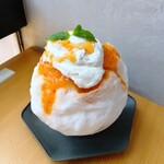 六感珈琲 - あんずかき氷