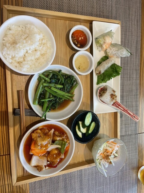 Asian table LOTUS
