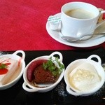 BISTORIA - Ｂコースに追加300円のデザート盛合せ