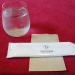 BISTORIA - お冷やグラスがお洒落