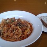 TRATTORIA La Wasabi - Wasabi ランチのパスタ（トマトベース）