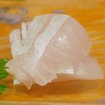 鮨匠 のむら - 魚名忘れましたが非常に美味だった刺身