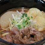 鶏めしと肉うどん とみ - 牛すじカレーうどん