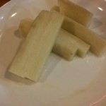 焼酎楽園　菜花 - 山芋わさび漬け。300円。なかなか。つう。