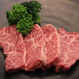 Yakiniku (Grilled meat) of Kobe beef/Japanese black beef