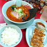 ラーメン山岡家 - 料理写真:辛味噌ラーメンBセット