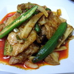 めだかタンタン - 豚肉ピリ辛四川炒め(4/28)