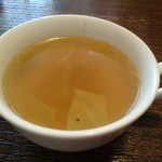 ビストロミカサ - ビーフシチュー(1600円) スープ