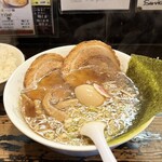 麺屋 頑徹 - 料理写真:特製頑徹麺¥1050、ごはん（小盛り）¥150