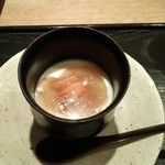 虎白 - （2015/4）雲丹  白胡麻豆腐  蕗の薹餡