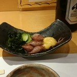 海鮮処 とも吉 十三店 - ホタルイカ、辛子酢味噌