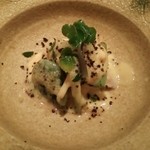 虎白 - （2015/4）蛤  独活  こごみの和え物