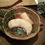 虎白 - （2015/4）相並  筍  新玉葱    こごみの煮物