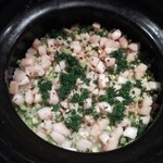 虎白 - （2015/4）帆立と空豆の炊き込みご飯