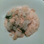 虎白 - （2015/4）抹茶ムース  ブランデーの氷  焦がし砂糖ソース