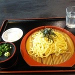 おふくろの味・旬 - 小みかんざるうどん450円