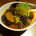 WANG’S GARDEN - 揚げ茄子の煮びたし (2015/4)