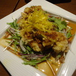 WANG’S GARDEN - 油淋鶏 薬味たっぷりのせ (2015/4)