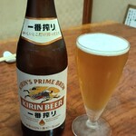 ふく鮨 - ドリンク写真:瓶ビール