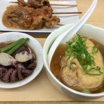 正宗屋 - 月曜限定の五目きんちゃくと飯蛸の桜煮