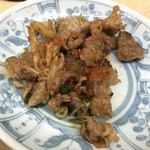 正宗屋 - スジ焼きのニンニクダレがたまらん！