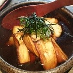 さけやしろ - 米ナスとクリームチーズの揚げだし