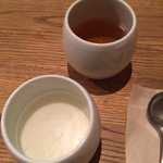 韓国厨房 水剌間 - 杏仁豆腐とコーン茶