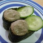 無添くら寿司 - かにみそ＜税込＞108円(2015.04.28)